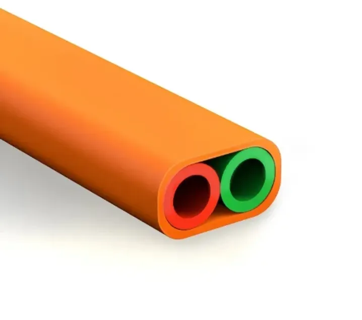OptoWire HDPE Microduct Bundle 2-Way 14/10 mm with PE Outer Sheath