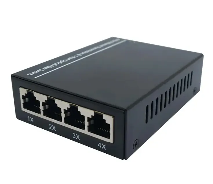 1G-1SFP-4RJ45 media convertor