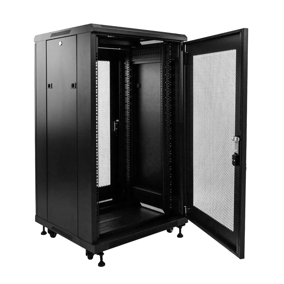 22U Network Rack Cabinet (600x600mm) With Perforated Door