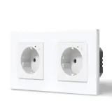 Wi-Fi EU Type F Double Socket 16A (White) VIV-TW-WF2F-WT  2