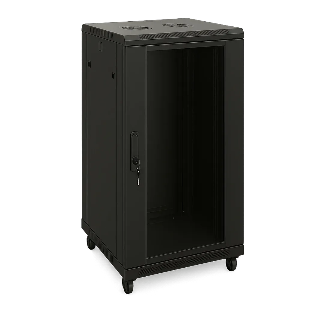 32U Network Rack Cabinet (600x600mm) With Glass Door