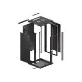 22U Network Rack Cabinet (600x600mm) With Glass Door 5