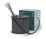 FTP CAT6 CCA 23AWG PE(outdoor) "0.57± 0.01 mm" WITH MESSENGER 1