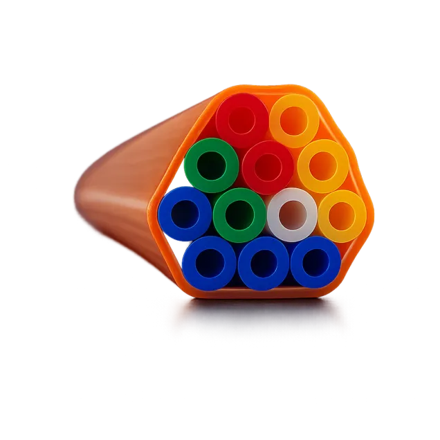 OptoWire HDPE Microduct Bundle 12-Way 7/4 mm with Silicon Core