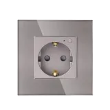 Wi-Fi EU Type F Single Socket 16A (Black) VIV-TW-WF1F-WT 2