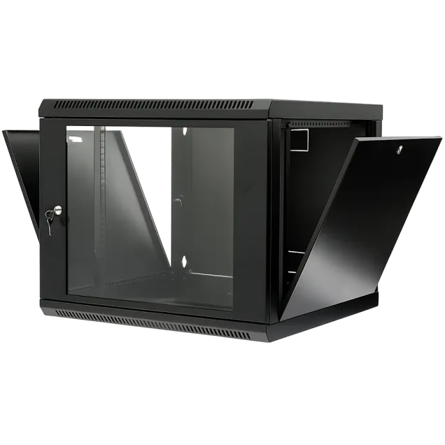 9U Network Rack Cabinet (600x600mm) With Glass Door