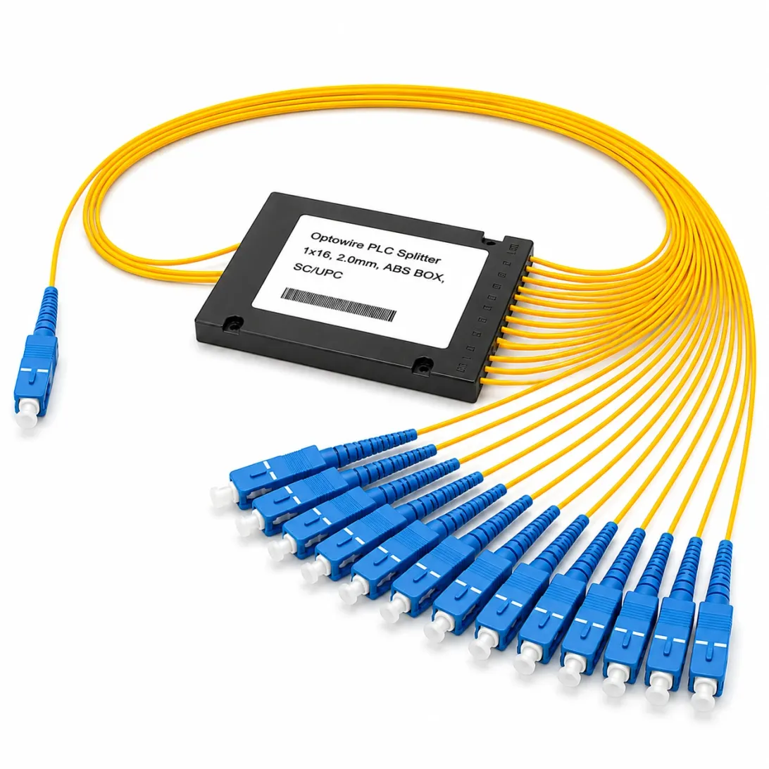 Optowire PLC Splitter 1x16, 2.0mm, ABS BOX, SC/UPC