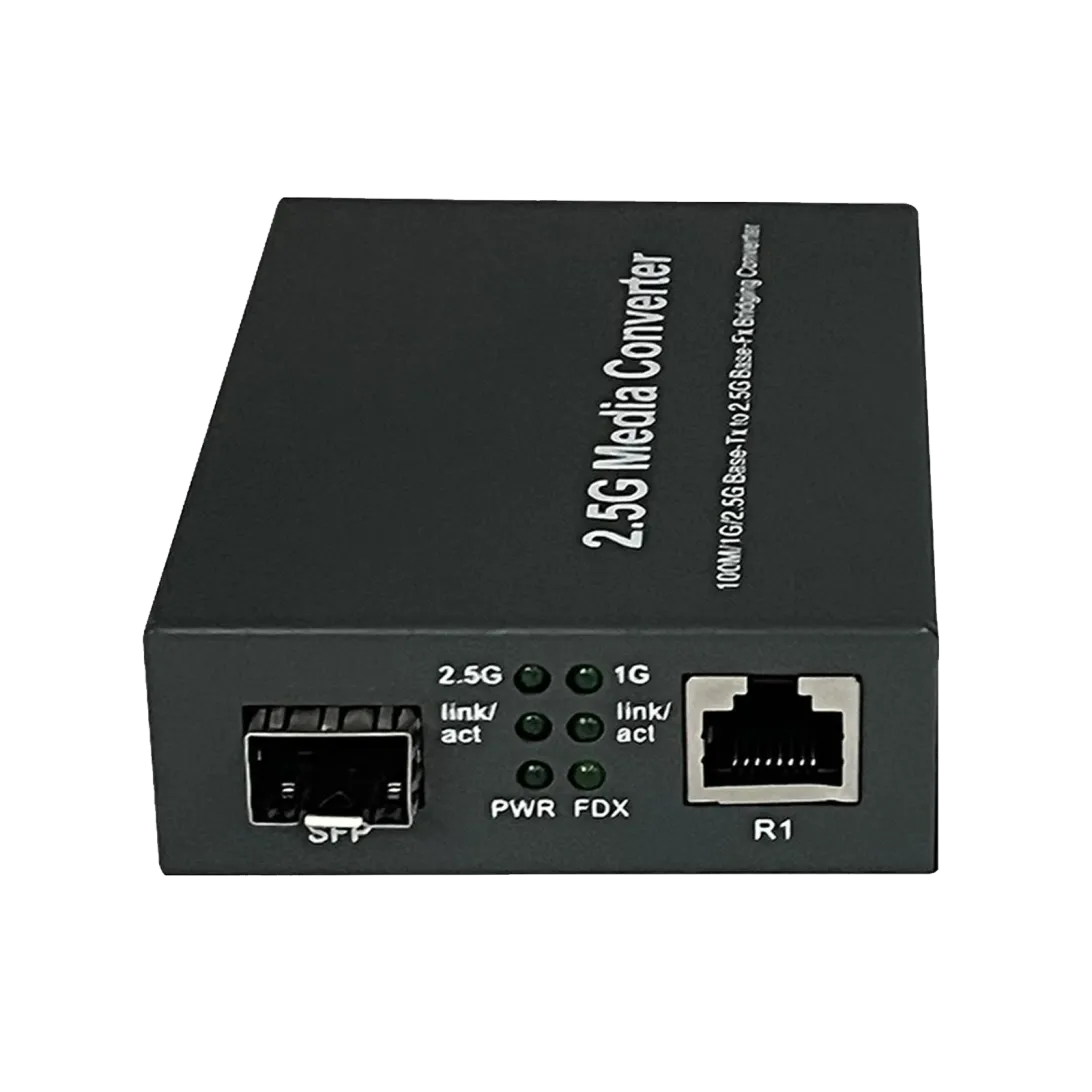 2.5G-1SFP-1RJ45 Media Convertor
