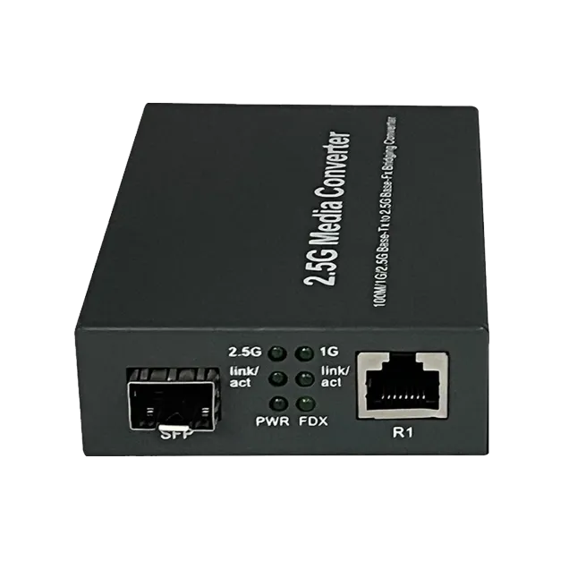 2.5G-1SFP-1RJ45 Media Convertor