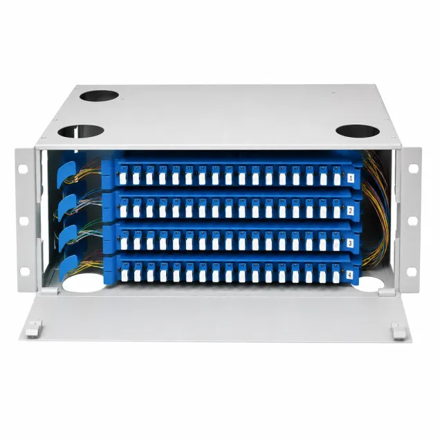 Rack Mount Patch Panel ODU-L16-48 With SC/UPC Pigtail