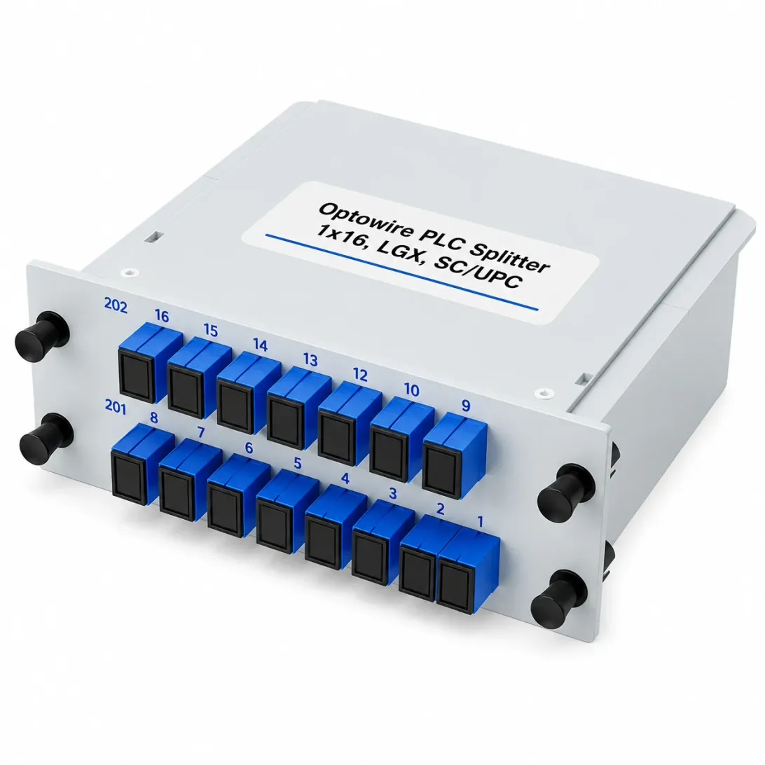 Optowire PLC Splitter 1x16, LGX, SC/UPC