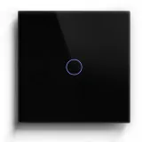  1 Gang Smart Wi-Fi Touch Switch with Neutral (Black) VIV-TW-6WF101N-WT 5