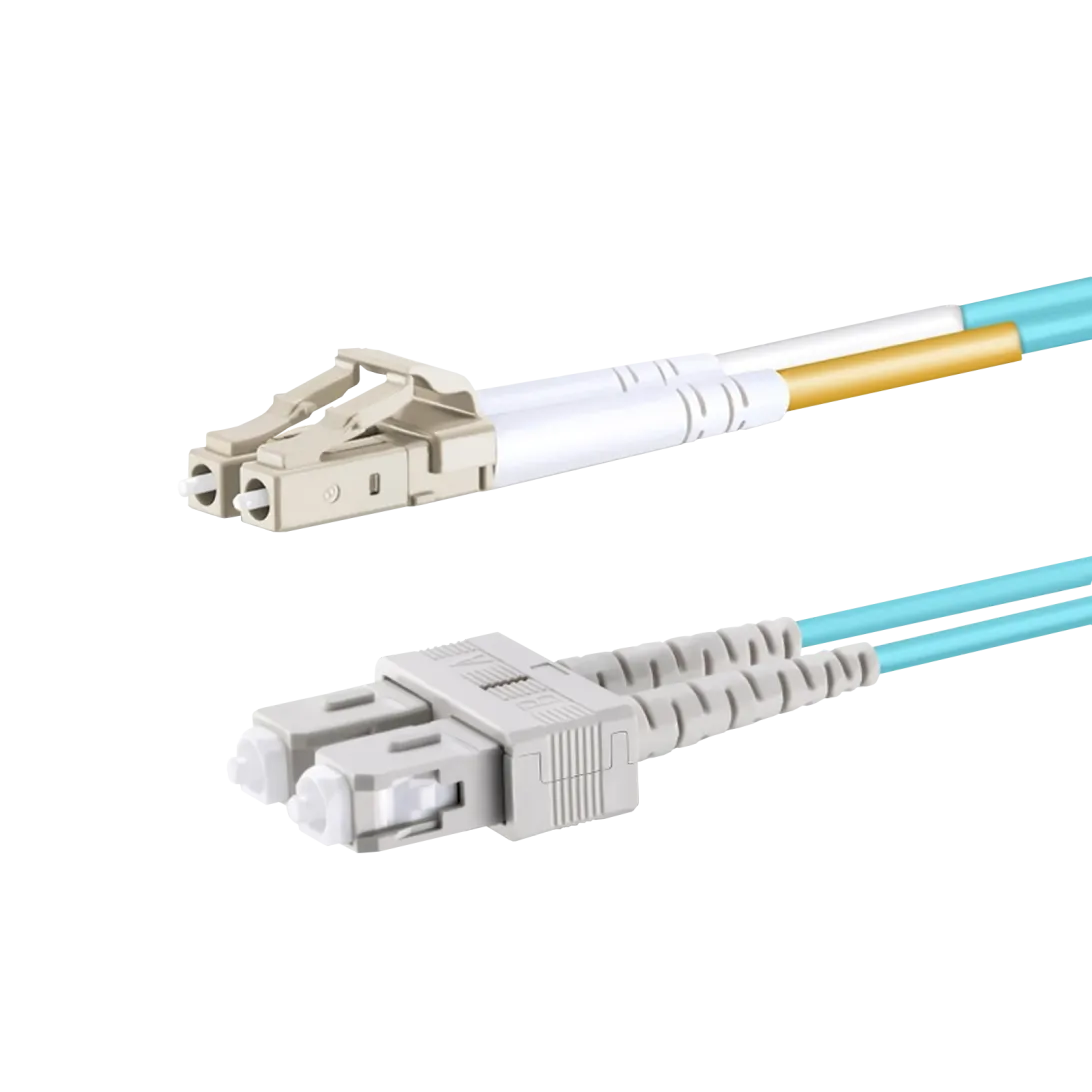 Optowire OM3 patch cord SC/UPC-LC/UPC, 2.0mm, 10m Duplex