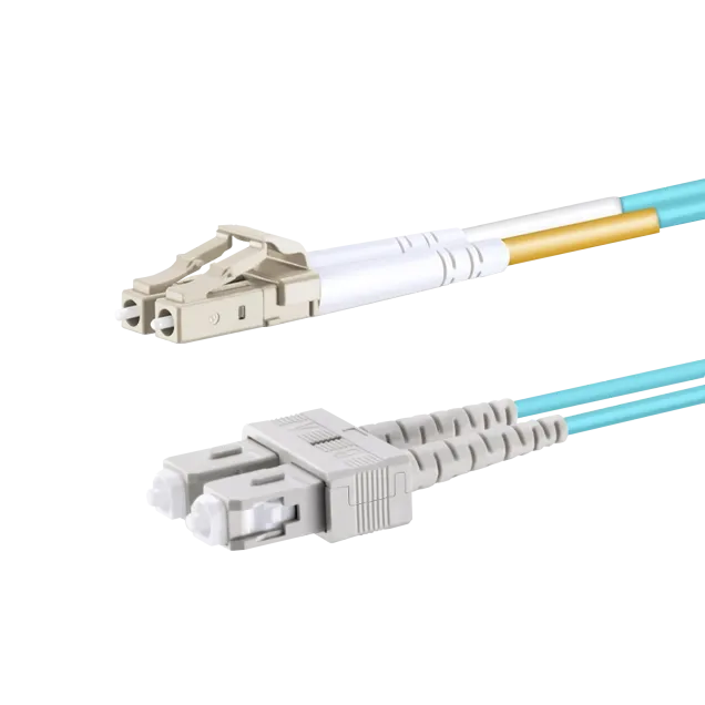 Optowire OM3 patch cord SC/UPC-LC/UPC, 2.0mm, 10m Duplex
