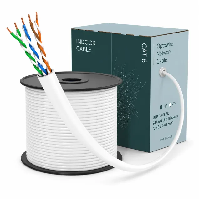 UTP CAT6 BC 24AWG LSZH "0.48 ± 0.01 mm"