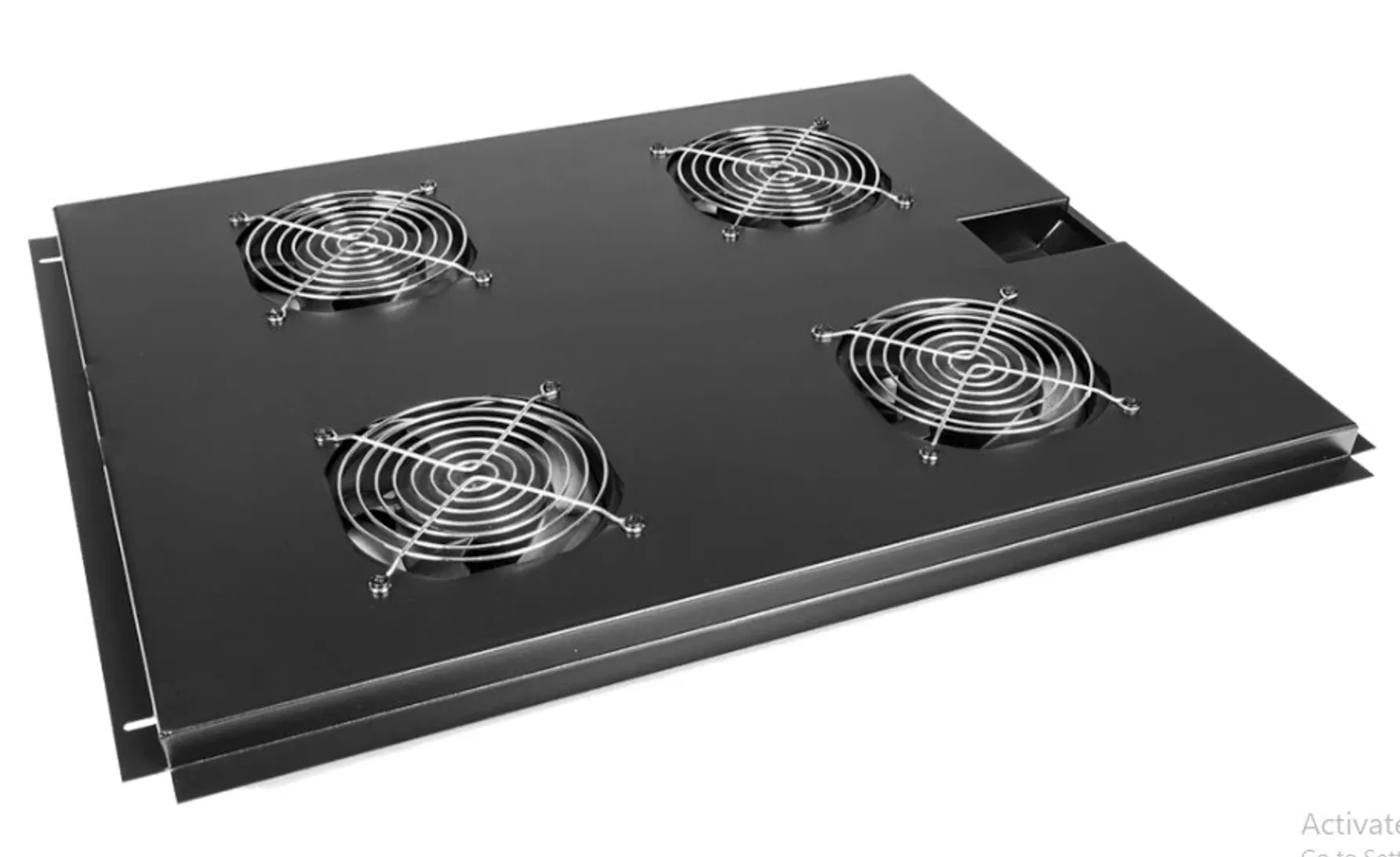 Roof-Mounted Cabinet Fan Unit (4 Fans) for 1000mm Depth Network Rack Cooling,